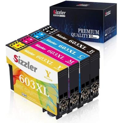 PRINTER CARTRIDGE Sizzler 603 XL Compatible for Epson 603XL Multipack Ink Cartridge for Epson Expression Home XP-2100 X606