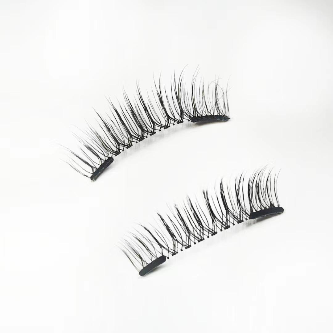 

Набор магнитных накладных ресниц без клея - Европейско-американское издание Single Pair