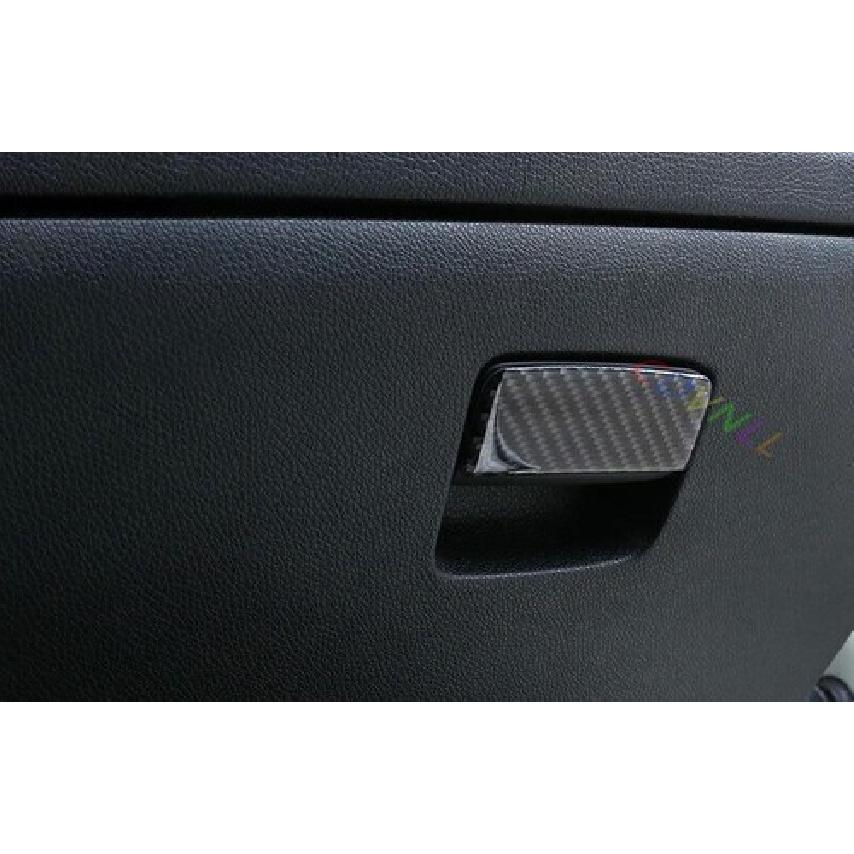 Co-Pilot Glove Boxes Handle Cover For Benz GLA CLA 2013-2019 Real Carbon Fiber