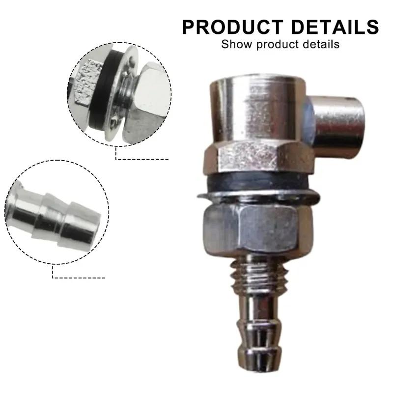 WSB136 GWW802 -Universal Chrome Single Windscreen Washer Jets For -Mini 50s-60s Classic Cars Adjustable Chrome-Plated Brass