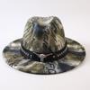 New European and American style letter printing fashion top hat men's and women's fashion jazz hat sunscreen sun hat