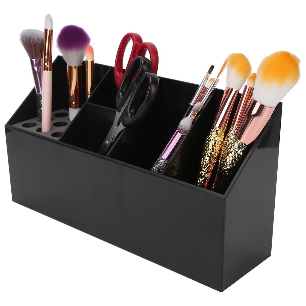 Scissors Organizer Holder Hairdressing Combs Hair Clips Hairdressing Tool Storage BoxBlack