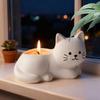 Concrete Molds 3D Animal Casting Decoration Cat Epoxy Resin Cement Mould For Home Party Arts Crafts Family Friend