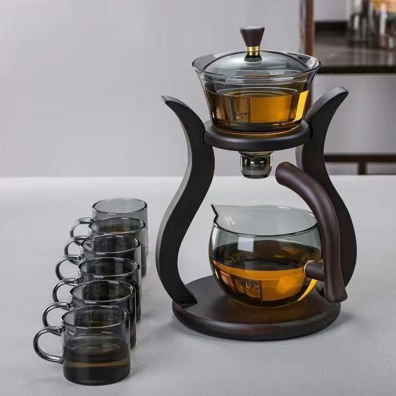 Lussuoso Infusore da Tè Automatico Magnetico in Vetro Borosilicato