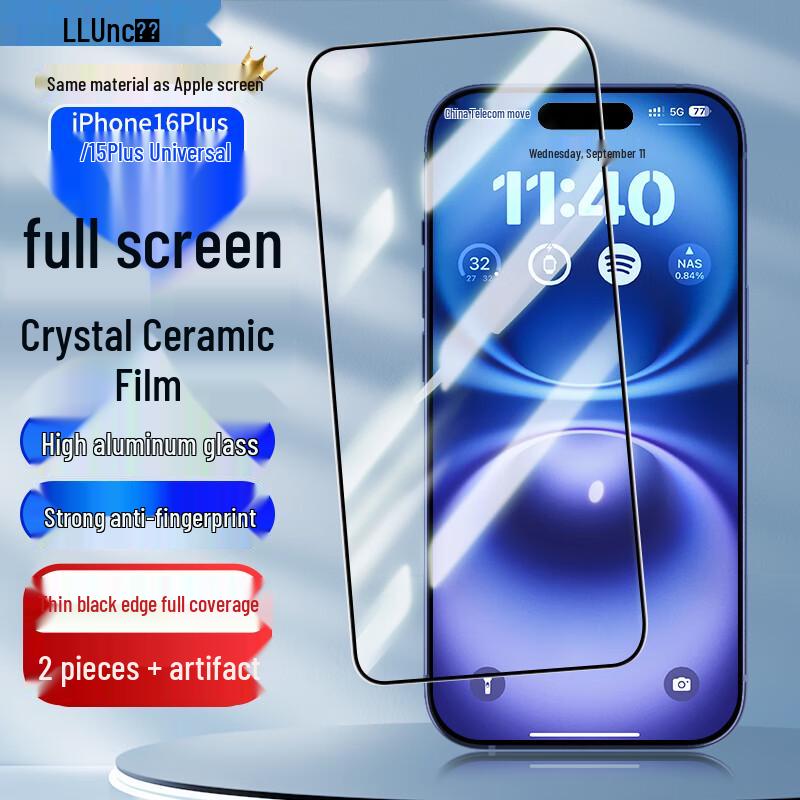 Langke Premium Szkło Hartowane Ochraniacze Ekranu i Obiektywu dla Apple iPhone