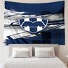 1PC Monter-rey Football Crest Art Printed Tapestry Room Decoration Wall Hanging for Living Room Bedroom, Dormitory, Birthday and Christmas Gifts