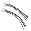 2PCS 4PIN Tail Light Harness Stable Connection Impact Resistant Replacement for Fiat Grande Punto