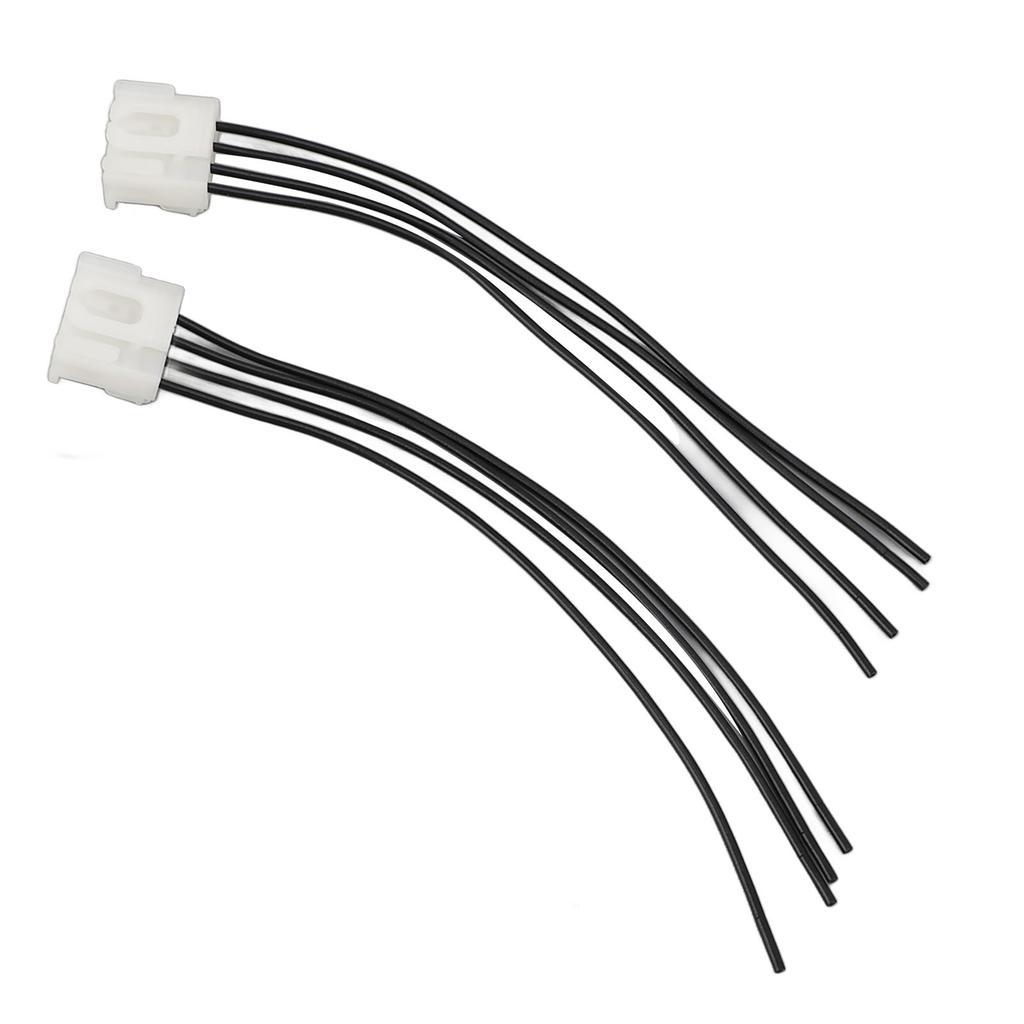 2PCS 4PIN Tail Light Harness Stable Connection Impact Resistant Replacement for Fiat Grande Punto