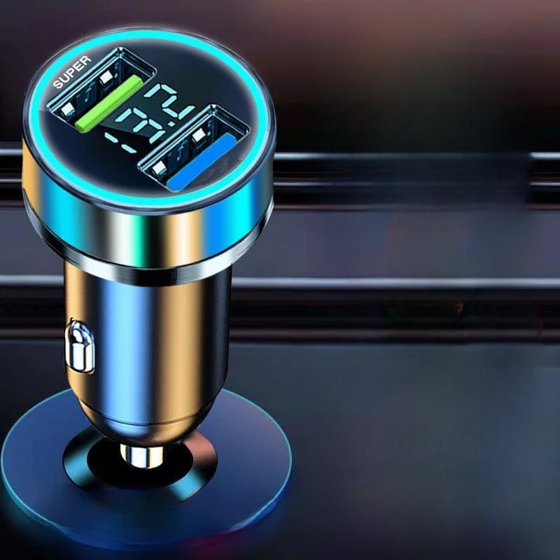 Afișaj digital Încărcător auto multifuncțional de 66 W cu încărcare rapidă PD+QC3.0