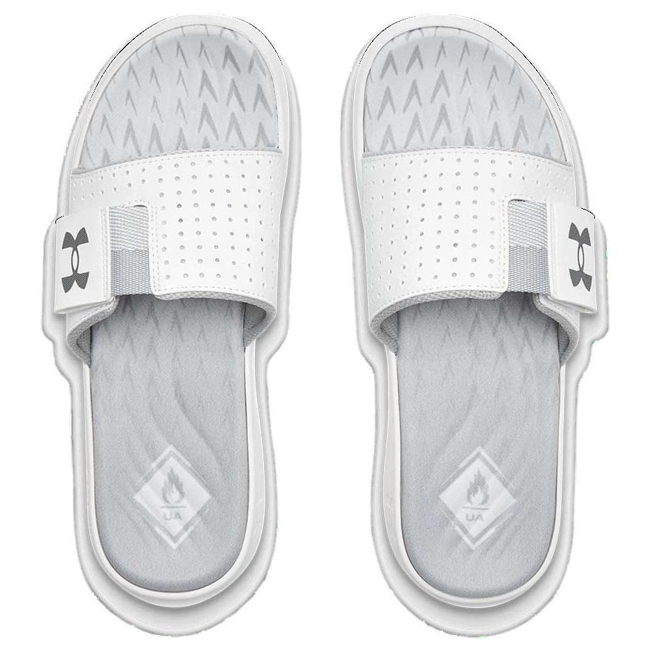Under Armour Mercenary Abrasion Resistant Slide Slippers Men's White 3027252-101