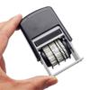 Date Stamp Plastic Number Stamp Digits Number Stamp Adjustable Numbering Stamp Inking Dater Stamp for Office