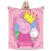 Coperta accogliente Peppapigs Accessori Decorativa per Divano Coperta Plaid Super Morbida Flanella per Divano