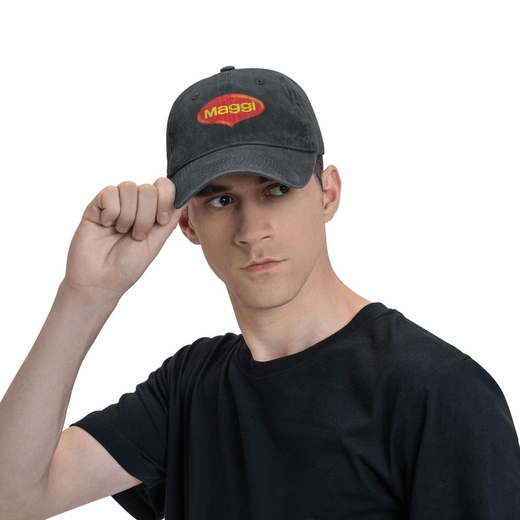 Lifetime Maggi Denim Fabric Baseball Caps Snapback Baseball Hats Breathable Casquette Outdoor for Men's And Women's