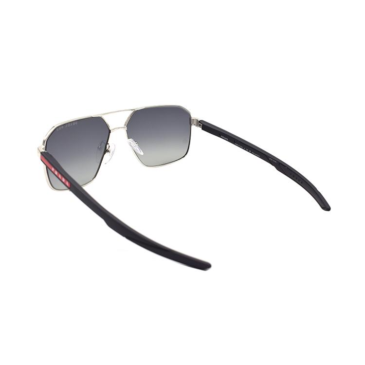 Prada Silver Aviator Sunglasses Men Sunglasses SPS55W-1BC-06G