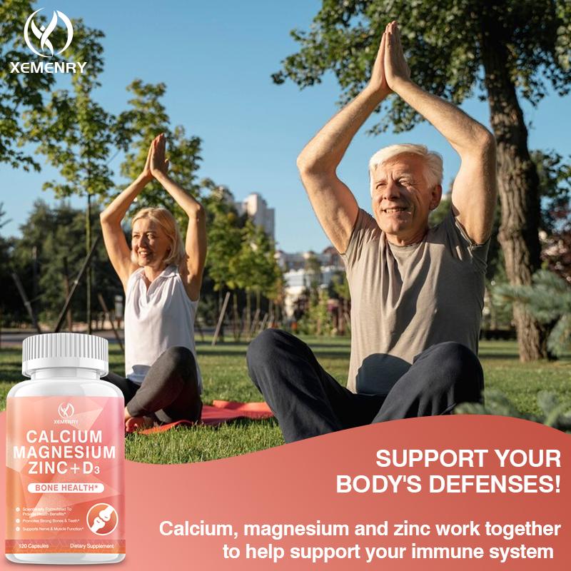 Calcium, Magnesium, Zinc + Vitamin D3 - Boost Immunity