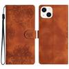 For iPhone 13 Wholesale Phone Shell PU Leather Phone Case Imprinted Pattern Wallet Phone Cover