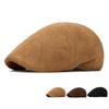 Autumn Winter Beret Men's Warm British Style Newsboy Cap Retro Paintsman Cap Women's Forward Cap