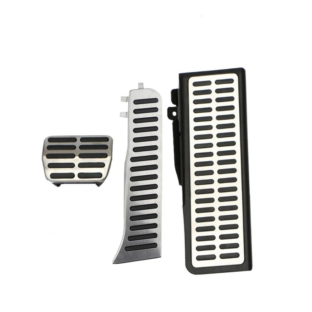 Car Pedal Cover for Volkswagen VW Tiguan MK1 5N 2009 - 2014 2015 2016 LHD Gas Brake Pedals Rest Pedal Pad Protector Accessories