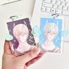 New Acrylic Card Holder Cartoon Kawaii Photos Protective Cover Wings Stars ID Card Card Holder Student