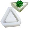 Triangular Silicone Mold Cactu Succulent Plant Flower Pot Mould DIY Cement Clay Craft