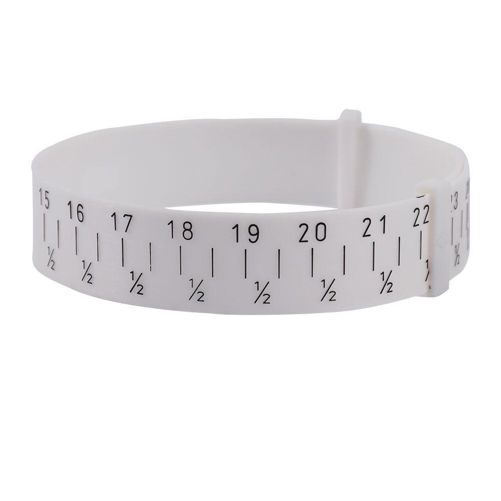 

Plastic Bracelet & Jade Ring Measuring Tool, 15-23CM Soft Ruler for Wrist Size, Jewelry Equipment.