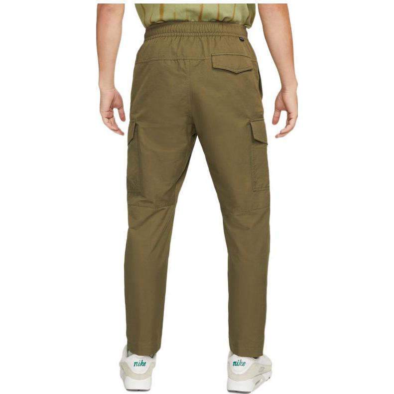 Nike Sportswear Utility Plain Weave Lining-Free Straight-Leg Casual Pants Men Bottoms Green DD5208-222