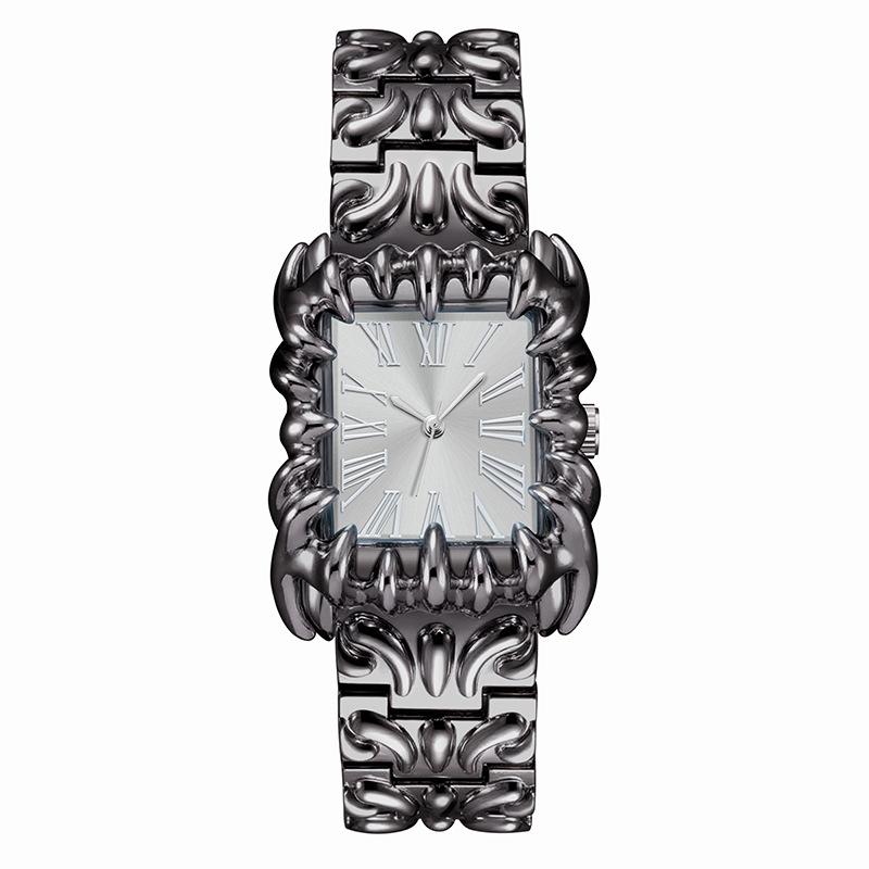 Square Claw Millennium Watch Men'S Retro Style Y2K Special-Shaped Tide Brand Quartz Watch