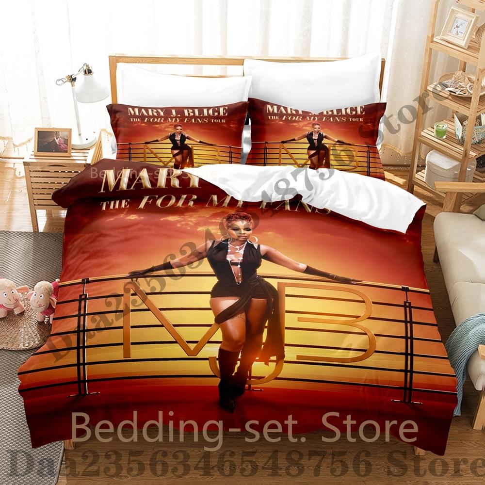 

Mary J. Blige Beding Set Single Twin Ful Quen King-Sized Dimensionsd Dimensions Bed Linen Set Adult People Kid Bedrom Duvetcover Sets Game Anime Bed 135*200cm Eu-Single