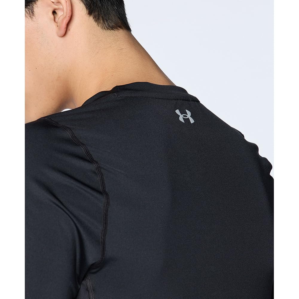 Under Armour UA HeatGear Priliehavé Nové Dlhý Rukáv Okrúhly Výstrih Tričko Golf Čierna Modrá Sivá M Pánske