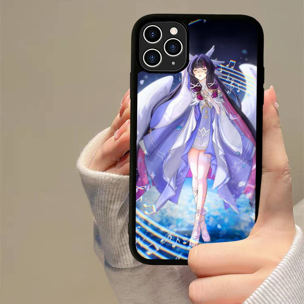 Genshin Impact Columbina PC+TPU Phone Case For iPhone 17 16 15 14 13 12 11 Pro Max Plus Kawaii Cartoon Cover