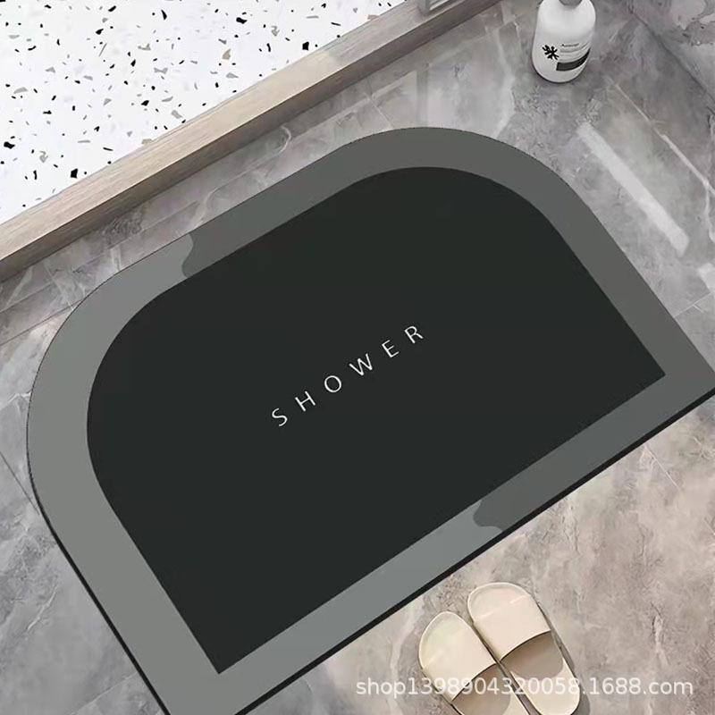Diatom Mud Non-slip Quick Dry Bathroom Mat