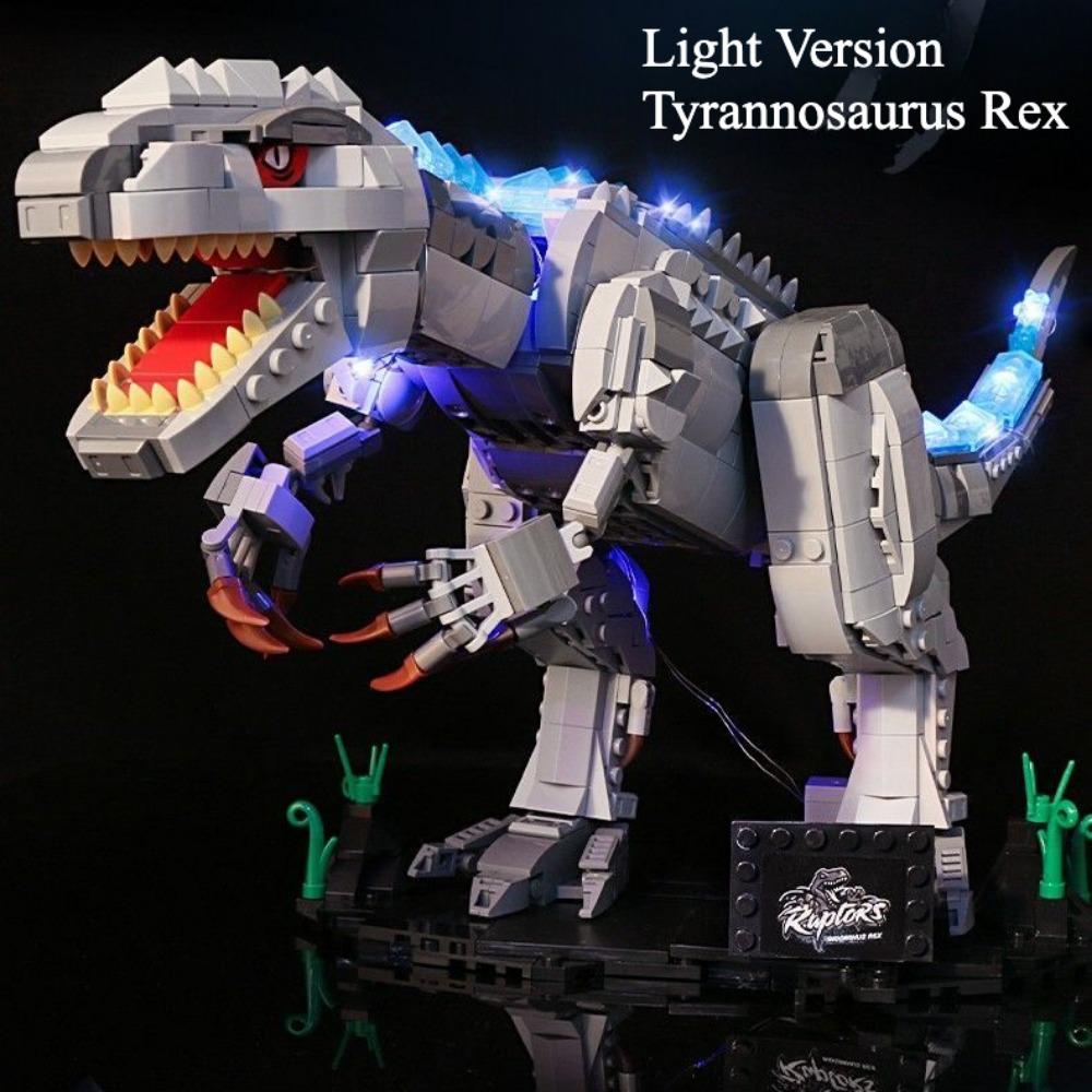 Jurassic Dino World Building Blocks T-Rex Dinosaurs Park Figures Diy Assemble Model Toys Kids Gifts For Display