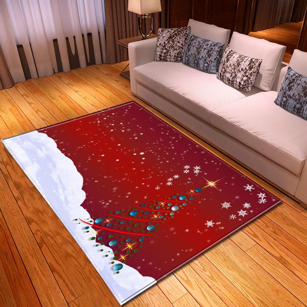 Christmas Living Room Floor Mat Bedroom Dining Room Carpet Carpet Doormat