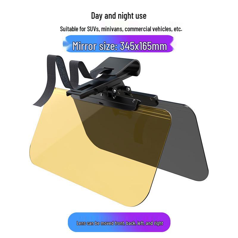 Car Anti-Glare Night Vision Sun Visor for Day and Night Driving