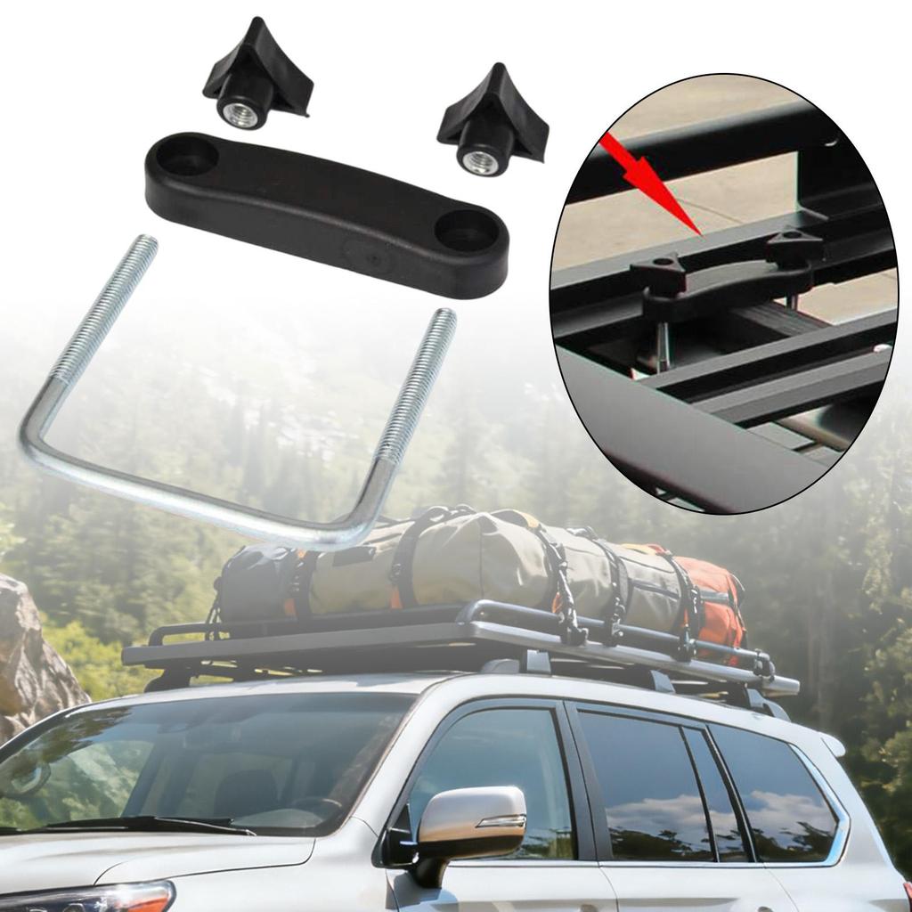 Clamp for Roof Box, Mounting Accessory Van And Car, Practical, Compatible with Most Cars