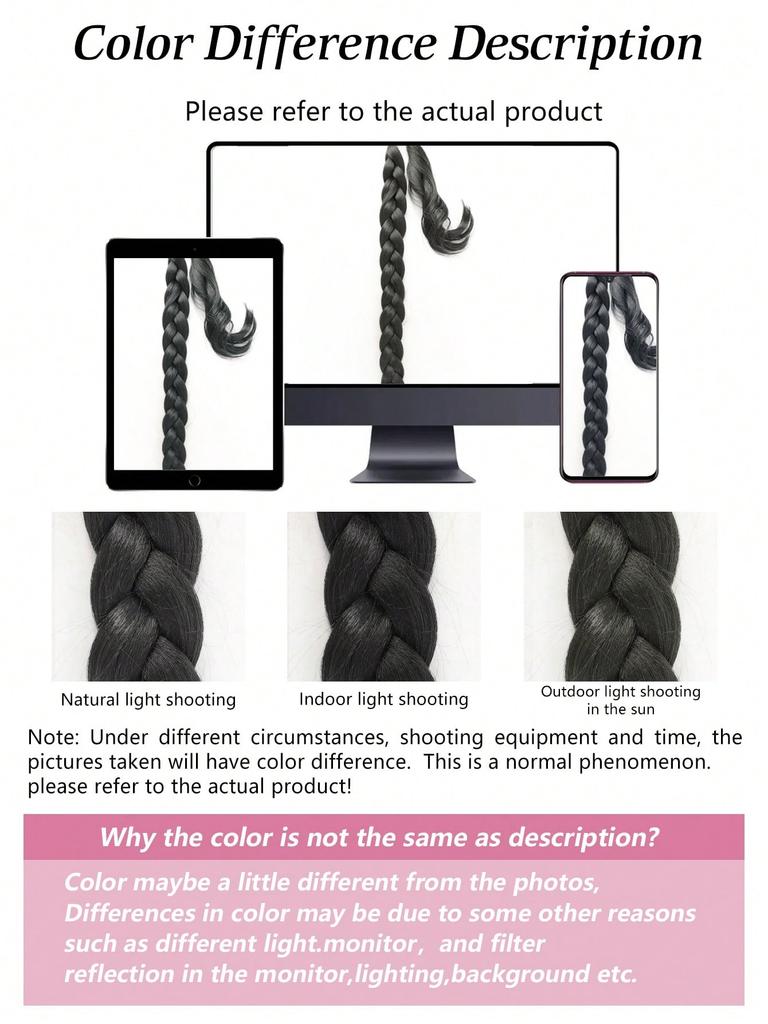 Long  Ponytail Extension With Hair Tie Straight Wrap Around Hair Extensions Ponytail Natural Soft Synthetic Hair Piece For Women Daily Wear