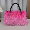 New Faux Fur Women's Bag 2026 Autumn and Winter Plush Handbag Women's Fashion Premium Shoulder Bag Plush Bag