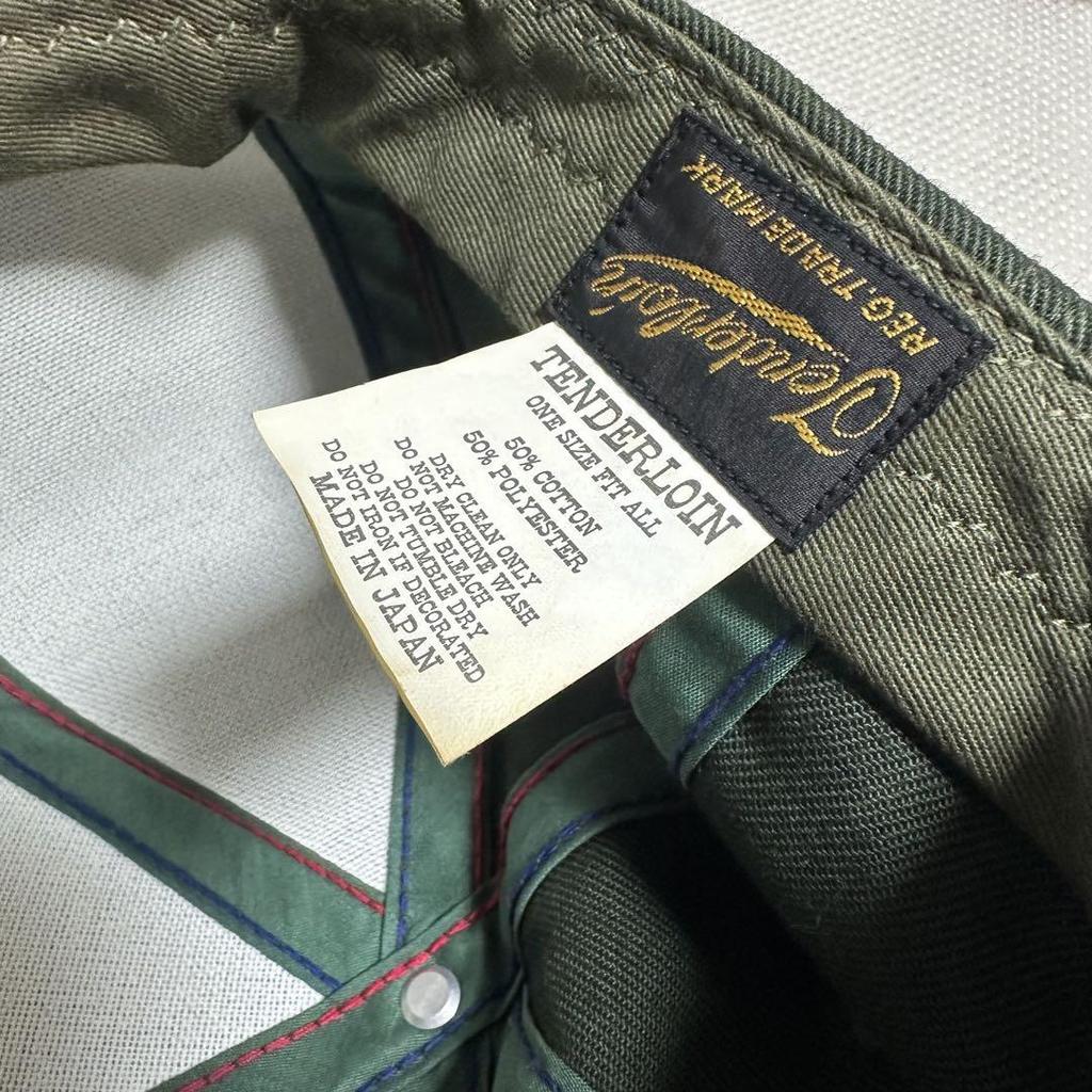 [USED] Tenderloin Trucker Cap Khaki Green American Casual Rude