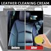 100g Leather Cleaning Cream Car Seats Polishing Nourishment Care Car Leather Refresher for Leather Pant Bag Shoes Furniture