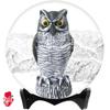 Waterproof Owl Ornament: Animal Repellent Garden Decoration