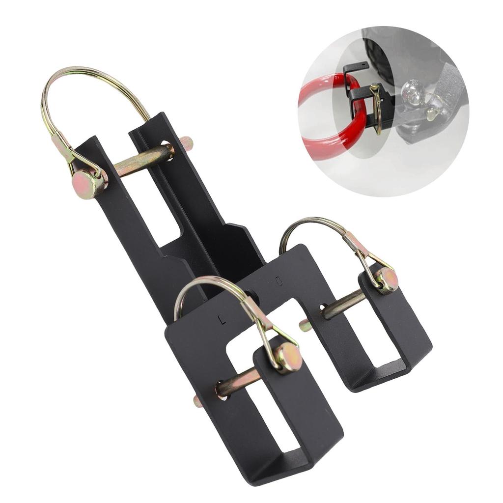 Mülltonnenkupplungshaken Kohlenstoffstahl Mülltonnen-Schlepphaken mit abnehmbarem Stift