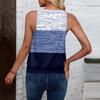 Tank Tops For Women Loose Fit Sleeveless V Neck Retro Printed T-Shirt Ladies Casual Summer Blouses