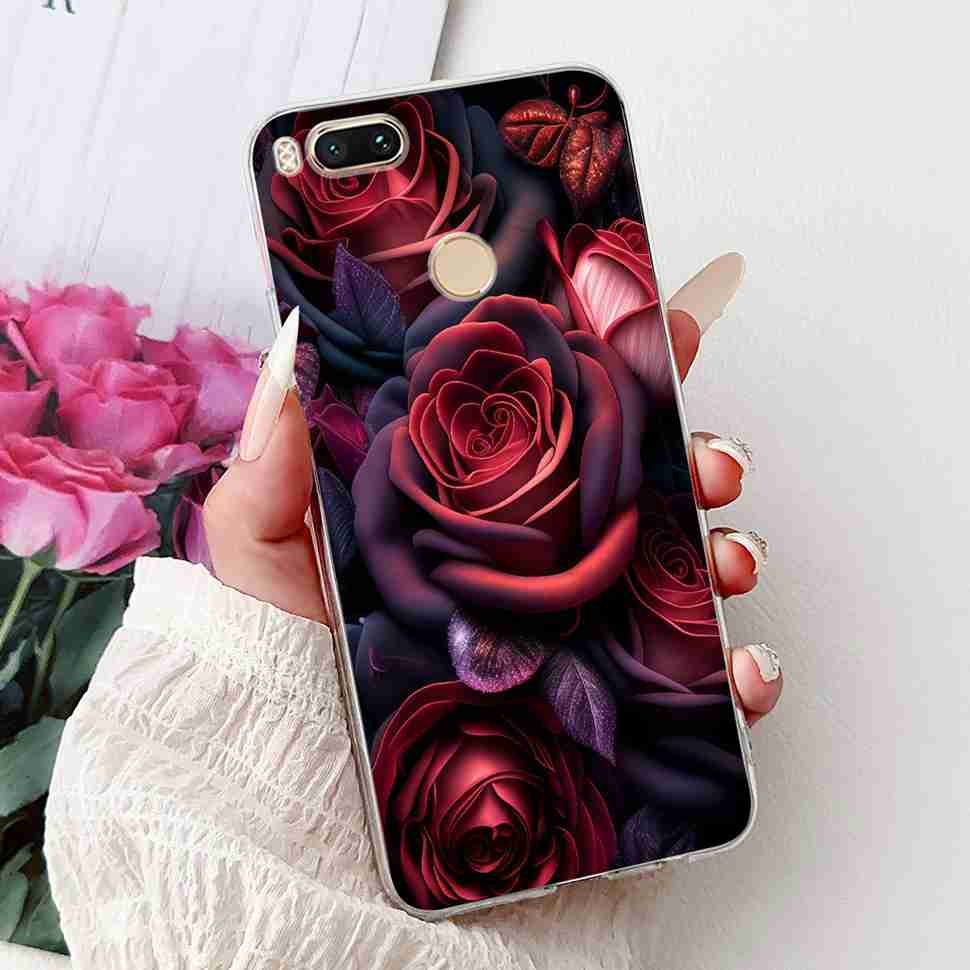 For Xiaomi Mi A1 MDG2 MDI2 Case Fashion Painting TPU Soft Silicone Cover For Xiaomi Mi A1 Mi 5X 5.5" Colorful Flower Phone Shell
