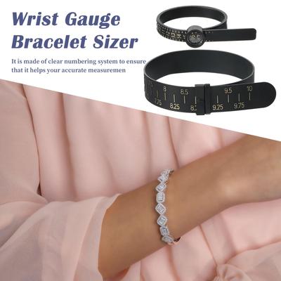 1/2PC Ring Size Measuring Instruments Men Women Ring Sizer Accurate Measure Ring Tape Jewelry Ring Accessory Measure Tools