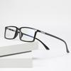 Men Square Nearsighted Eyeglasses Spring Hinges Unisex Oval Prescription Spectacle 0 -0.5 -1.0 -2.0 To -6.0 -7.0