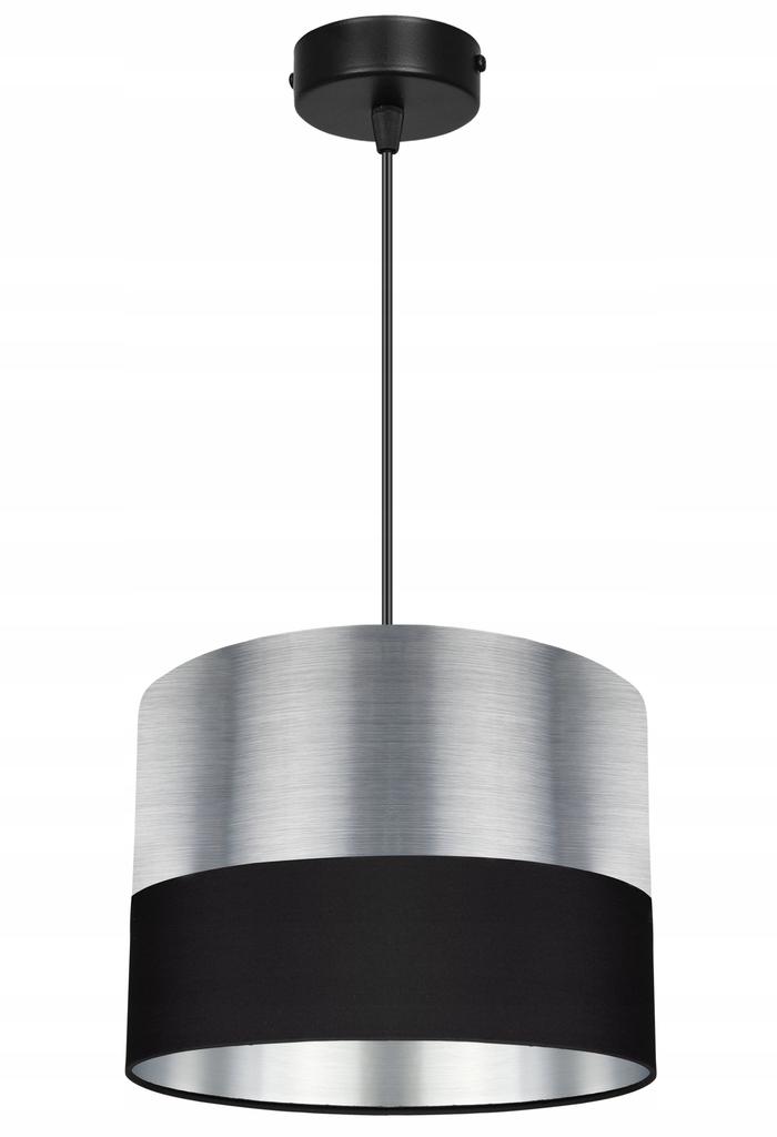 CEILING HANGING LAMP CHROME LAMPSHADE LED