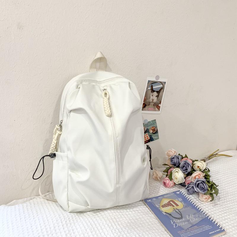 Korean Style Nylon Backpack: Versatile, Large Capacity for Students