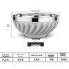 15cm Insulated 304 Stainless Steel Rice Noodle Bowl
