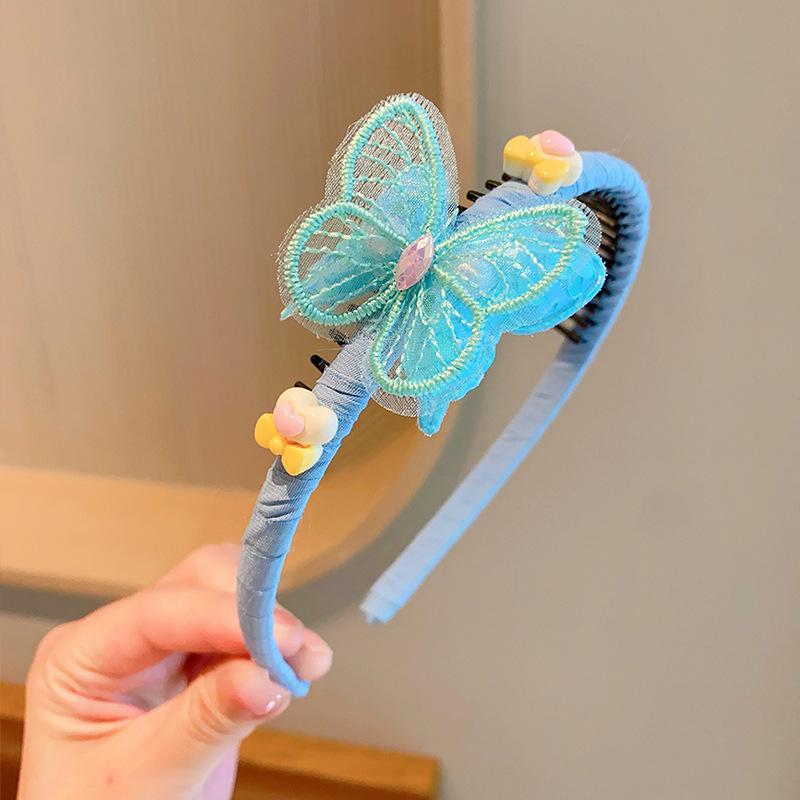 Korean Style Butterfly Hair Hoops, Non-Slip Hair Accessories for Hair Control and Flyaway Taming