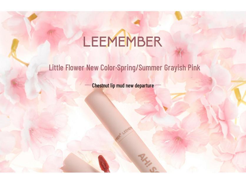 LEEMEMBER Laimeng Water Essence Lip Gloss Matte Chocolate Jelly Lipstick.